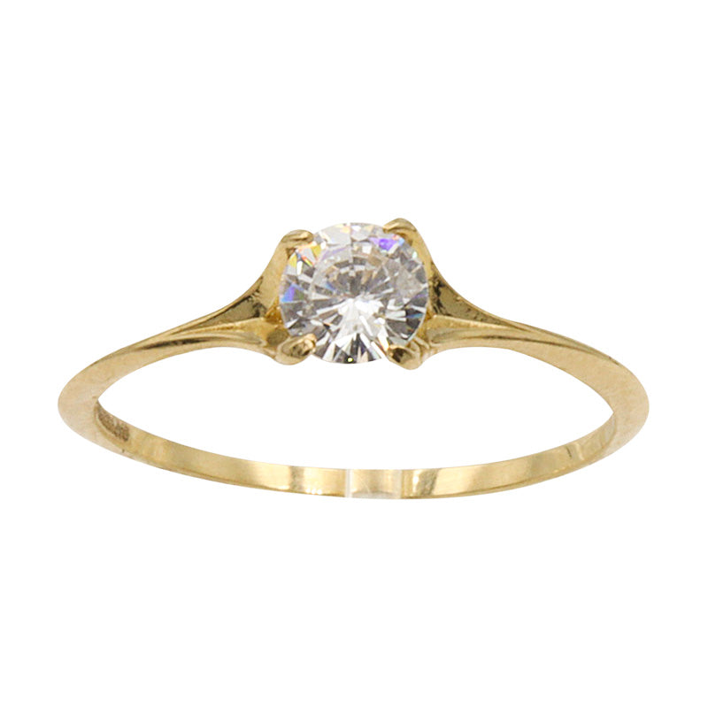 Anillo solitario 10k
